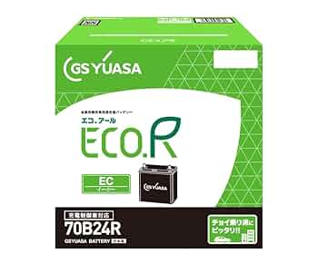 Amazon.co.jp: GSユアサ ECO.R EC 70B24R 国産車バッテリー 充電